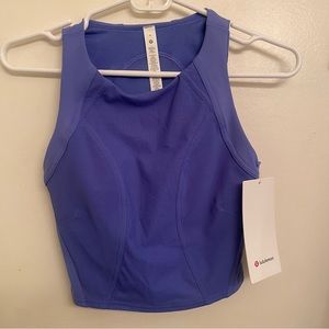 Lululemon girls size 4 athletic/dance top blue/purple new with tags